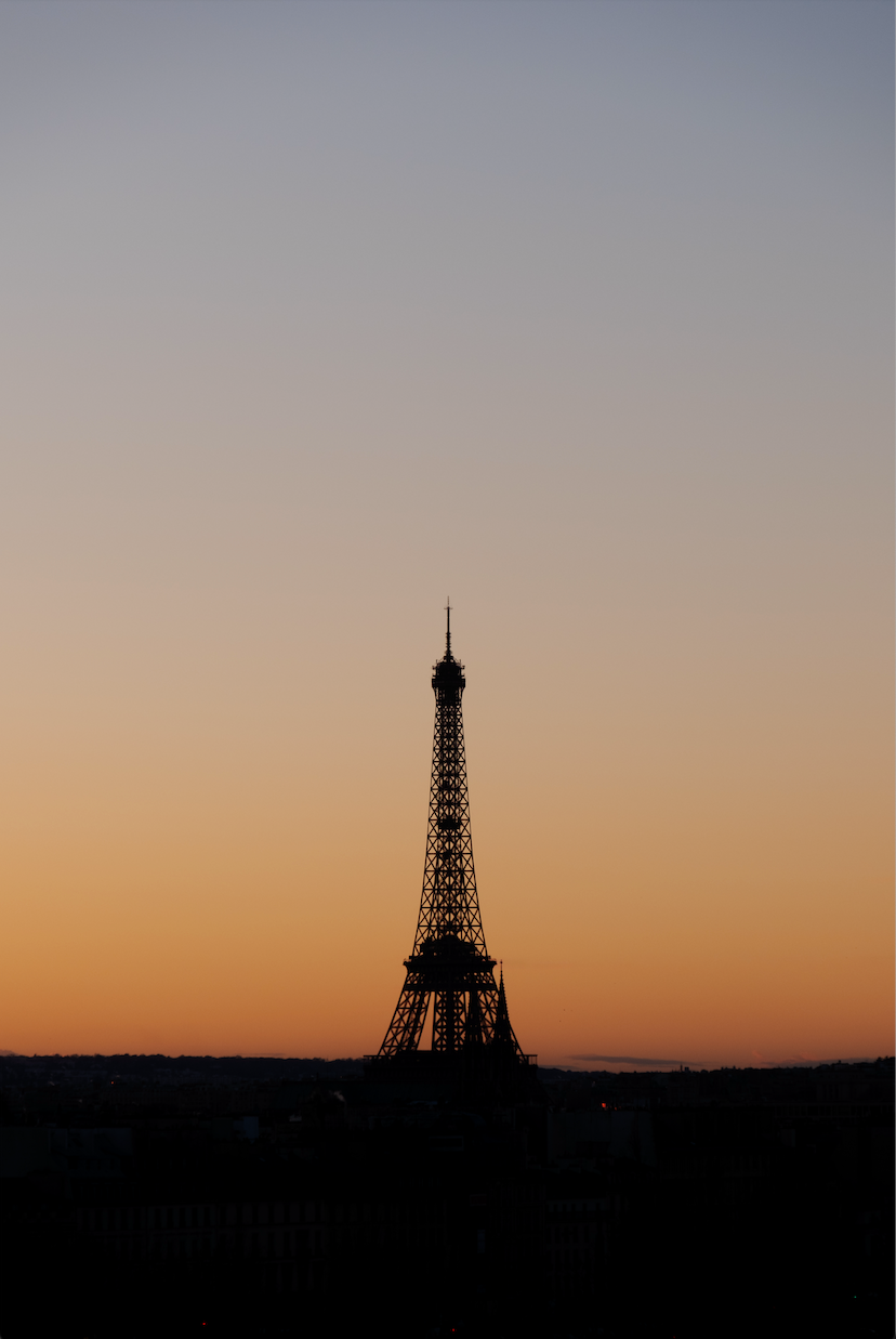 EIFFEL TOWER SUNSET