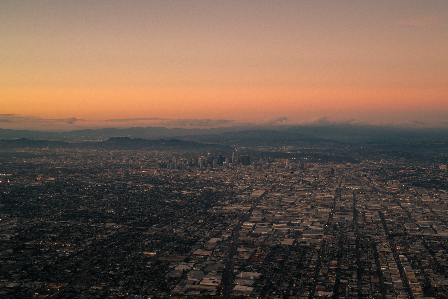 FLYING OVER LA