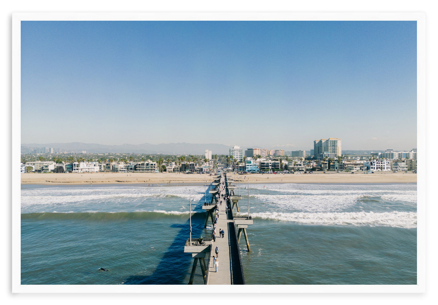 VENICE PIER FROM ABOVE