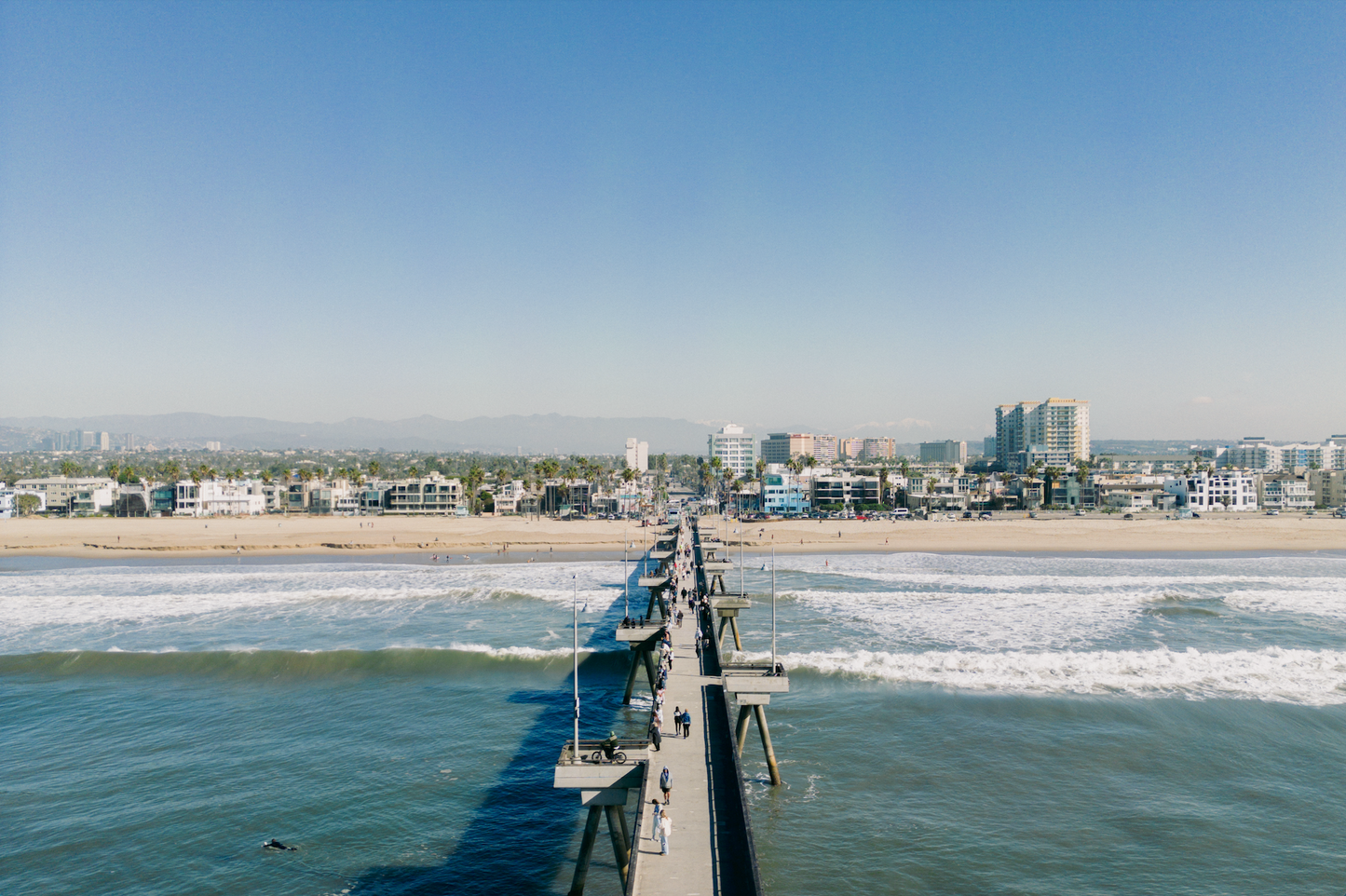 VENICE PIER FROM ABOVE